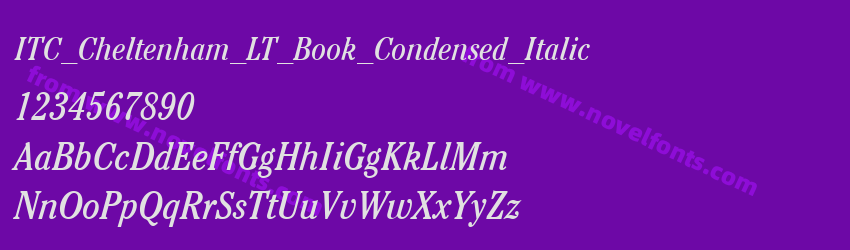 ITC_Cheltenham_LT_Book_Condensed_ItalicPreview