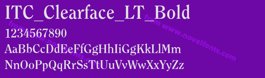 ITC_Clearface_LT_BoldPreview