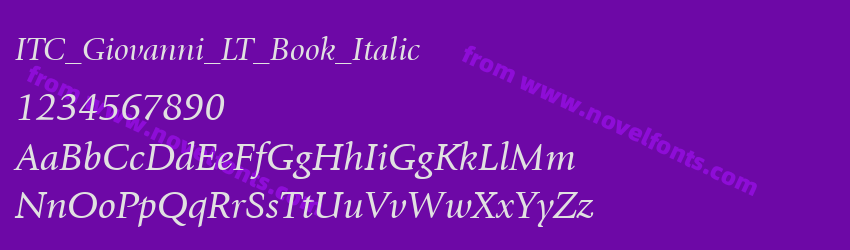 ITC_Giovanni_LT_Book_ItalicPreview