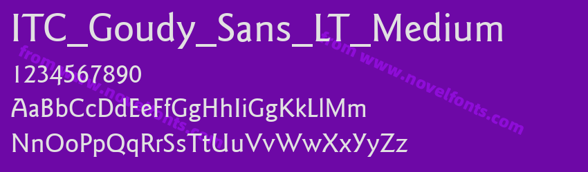 ITC_Goudy_Sans_LT_MediumPreview