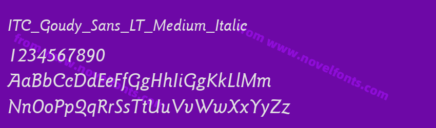 ITC_Goudy_Sans_LT_Medium_ItalicPreview