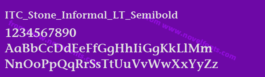 ITC_Stone_Informal_LT_SemiboldPreview