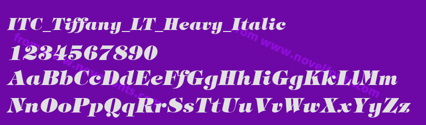 ITC_Tiffany_LT_Heavy_ItalicPreview