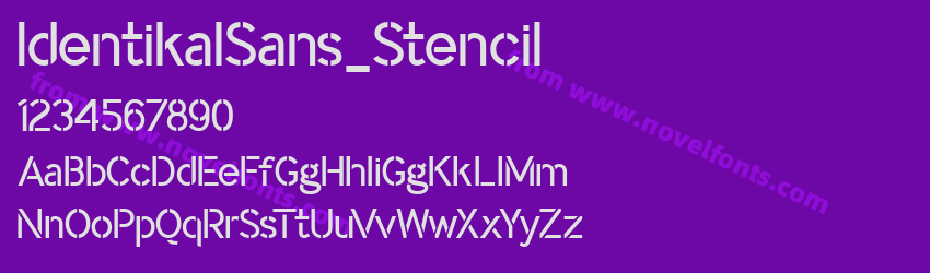 IdentikalSans_StencilPreview