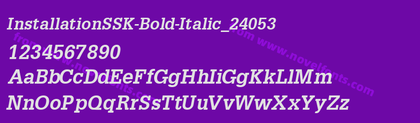 InstallationSSK-Bold-Italic_24053Preview