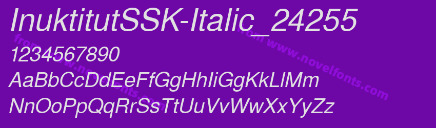 InuktitutSSK-Italic_24255Preview