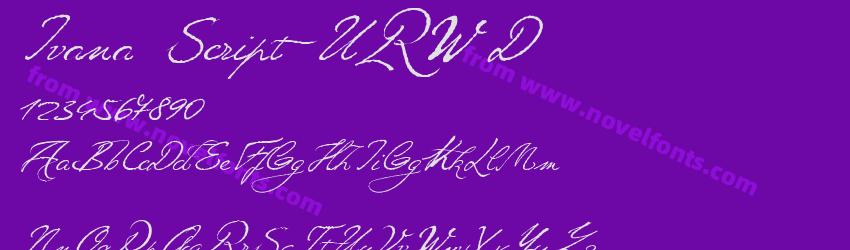 Ivana Script URW DPreview