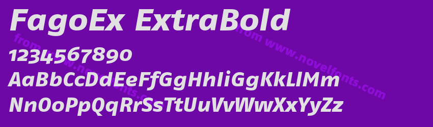 FagoEx ExtraBoldPreview