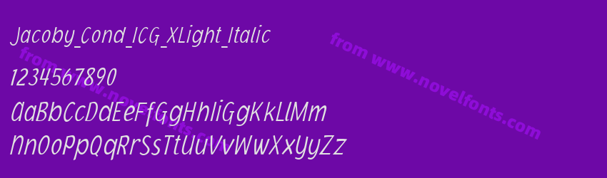 Jacoby_Cond_ICG_XLight_ItalicPreview