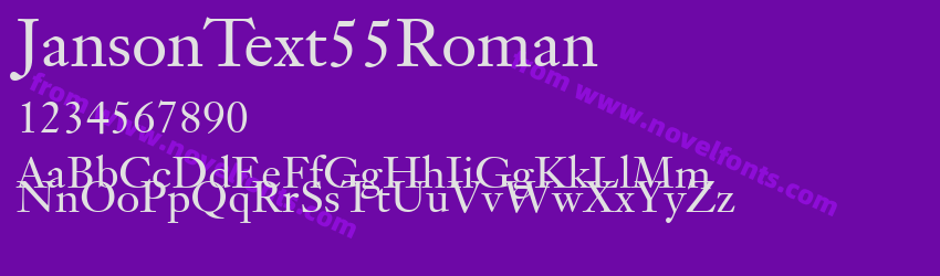 JansonText55RomanPreview