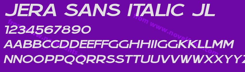 Jera Sans Italic JLPreview