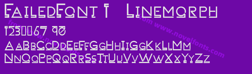 FailedFont 1   LinemorphPreview