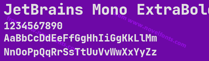 JetBrains Mono ExtraBoldPreview