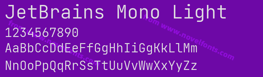 JetBrains Mono LightPreview