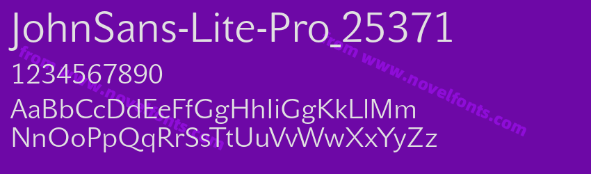 JohnSans-Lite-Pro_25371Preview