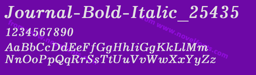 Journal-Bold-Italic_25435Preview