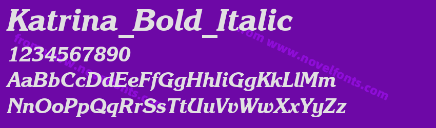 Katrina_Bold_ItalicPreview