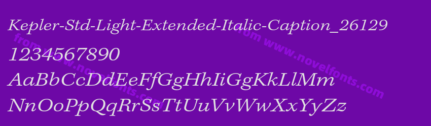 Kepler-Std-Light-Extended-Italic-Caption_26129Preview