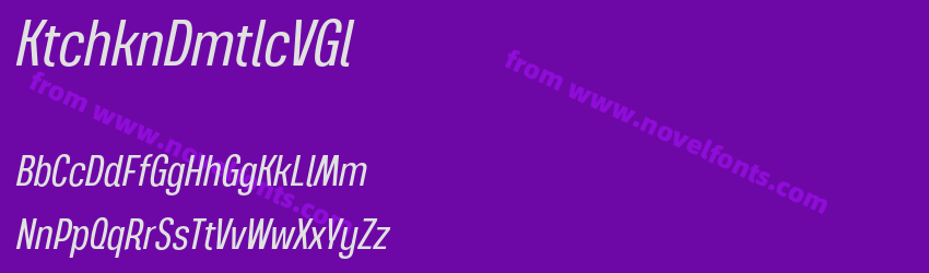 KitchakanDemoItalic-VG9olPreview KitchakanDemoItalic-VG9olPreview