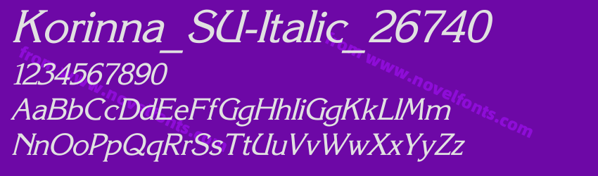 Korinna_SU-Italic_26740Preview