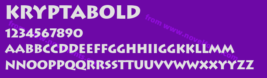 KryptaBoldPreview KryptaBoldPreview