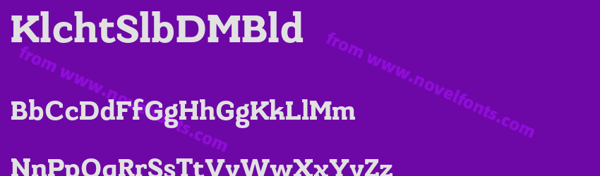 Kulachat Slab DEMO BoldPreview Kulachat Slab DEMO BoldPreview