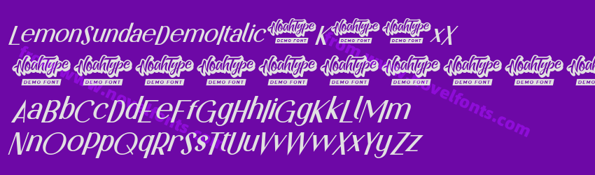 LemonSundaeDemoItalic-K75xXPreview