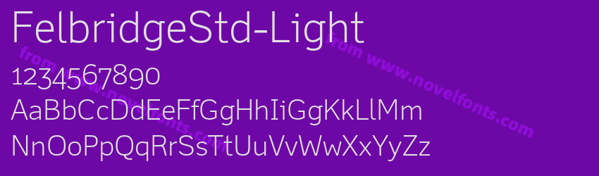 FelbridgeStd-LightPreview