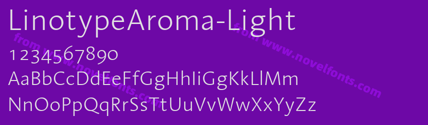 LinotypeAroma-LightPreview