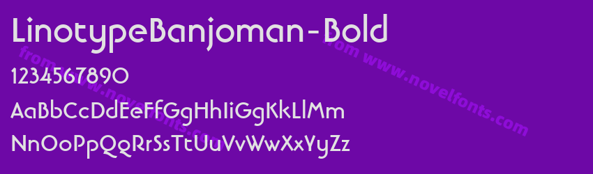 LinotypeBanjoman-BoldPreview