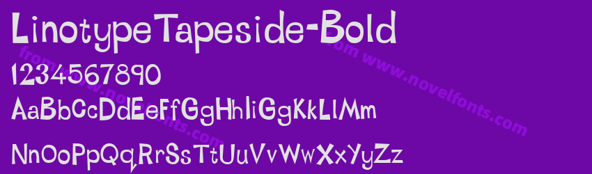 LinotypeTapeside-BoldPreview