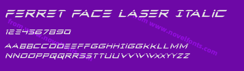 Ferret Face Laser ItalicPreview