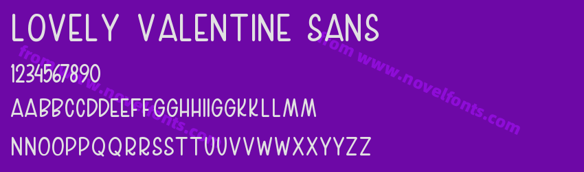 Lovely Valentine SansPreview