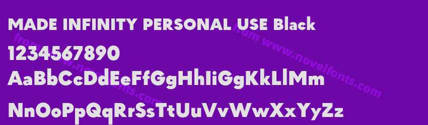 MADE INFINITY PERSONAL USE BlackPreview