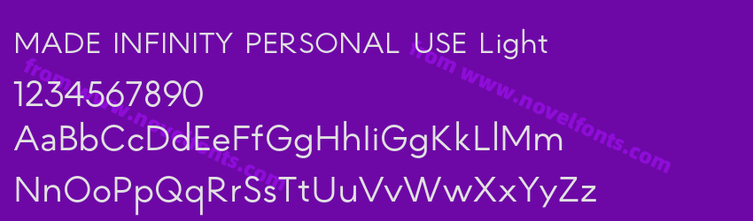 MADE INFINITY PERSONAL USE LightPreview