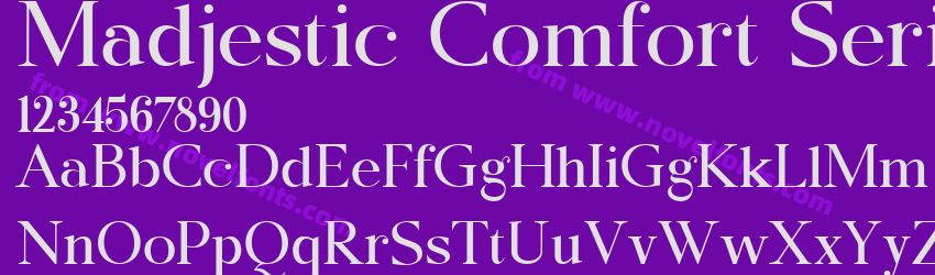 Madjestic Comfort SerifPreview