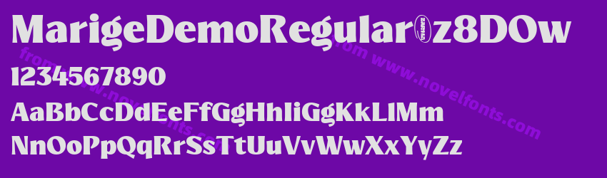 MarigeDemoRegular-z8DOwPreview MarigeDemoRegular-z8DOwPreview