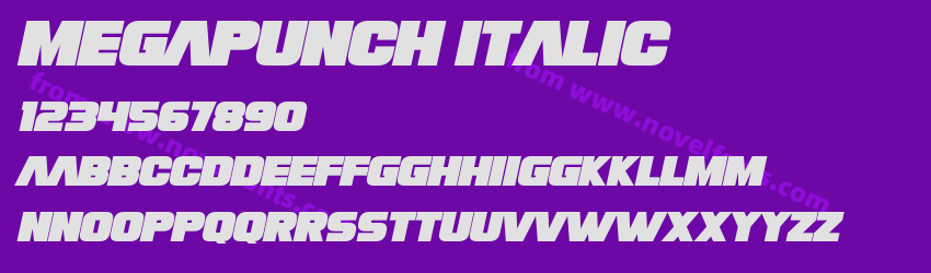 Megapunch ItalicPreview