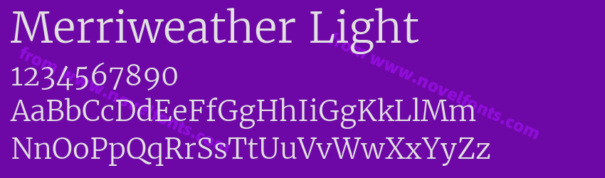 Merriweather LightPreview