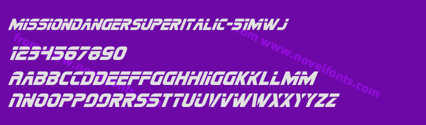 MissionDangerSuperItalic-51MWjPreview