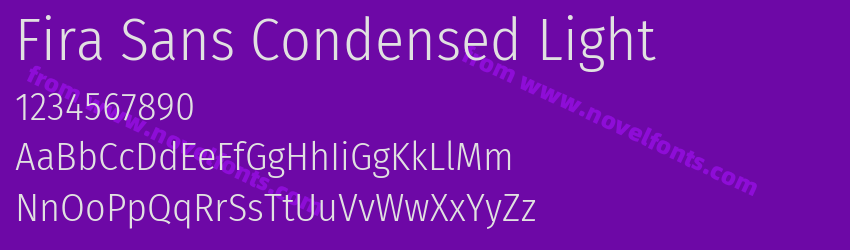 Fira Sans Condensed LightPreview