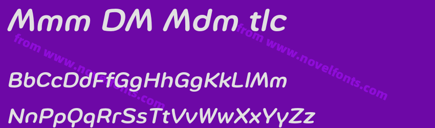 Mommi DEMO Medium ItalicPreview