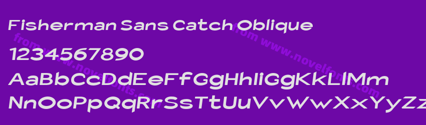 Fisherman Sans Catch ObliquePreview