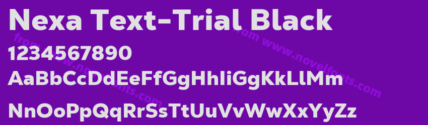 Nexa Text-Trial BlackPreview