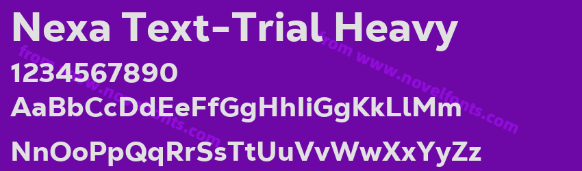 Nexa Text-Trial HeavyPreview