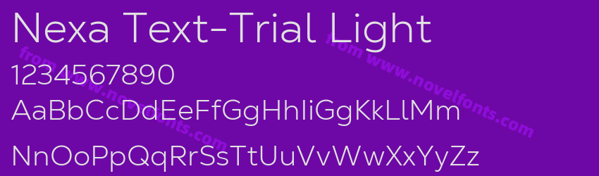 Nexa Text-Trial LightPreview