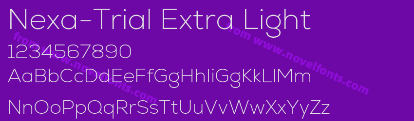 Nexa-Trial Extra LightPreview