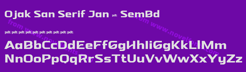 Ojak San Serif Jan 5 SemBdPreview