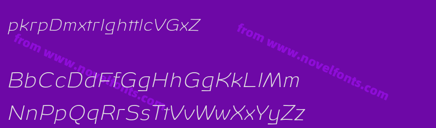 OpkropDemoExtralightItalic-VGxZePreview