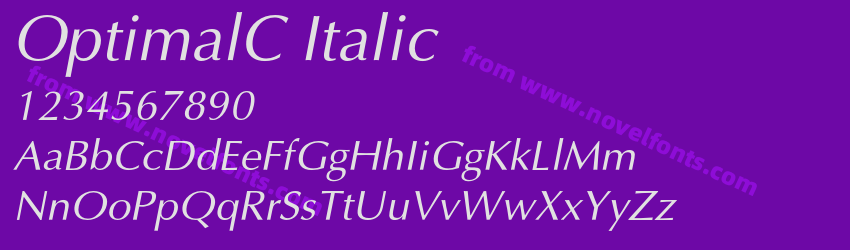 OptimalC-ItalicPreview